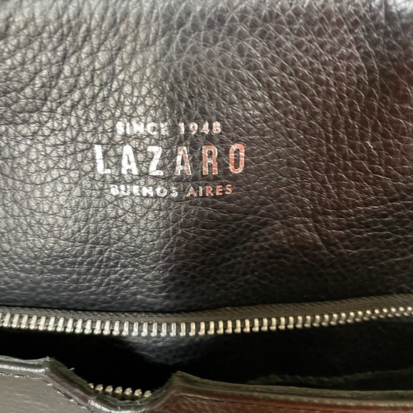 Excellent Condition *Lazaro* Brand Argentina Sleek Black Backpack/Tote - Picture 10 of 10